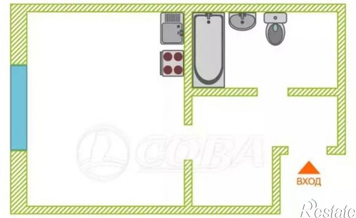 1-комн квартира улица Парфёнова, 20,  д. 20