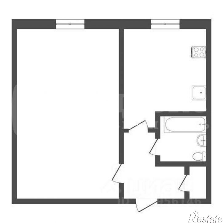 1-комн квартира Тюмень, Военная улица, 15