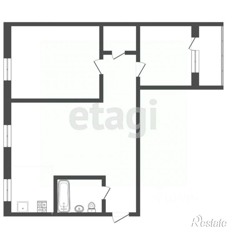 3-комн квартира городской округ Тюмень