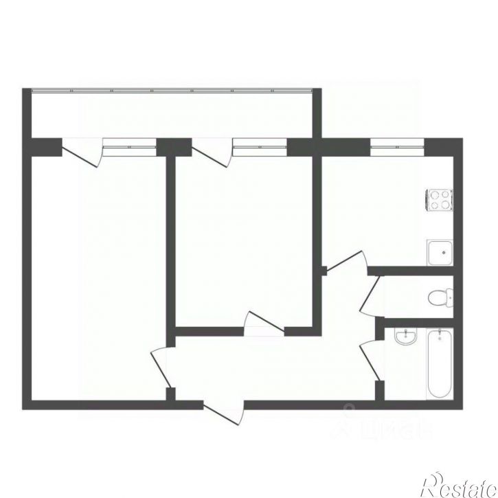 2-комн квартира улица Клары Цеткин, 29,  д. 29