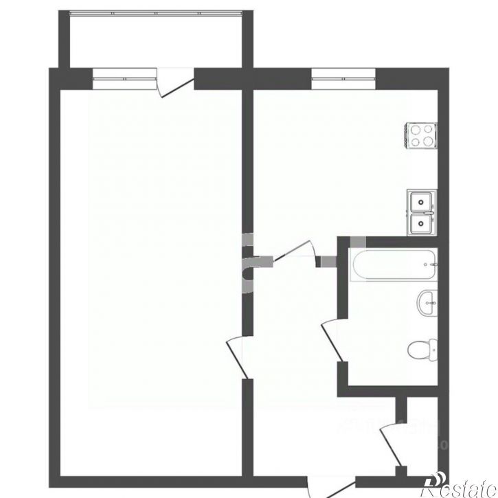 1-комн квартира городской округ Тюмень