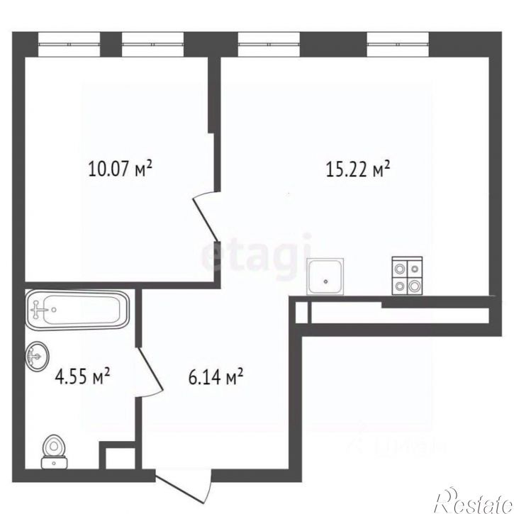 1-комн квартира Интернациональная улица, 199 к9,  д. 199 к9