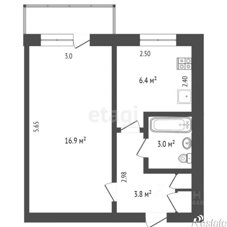 1-комн квартира Станционная улица, 20,  д. 20