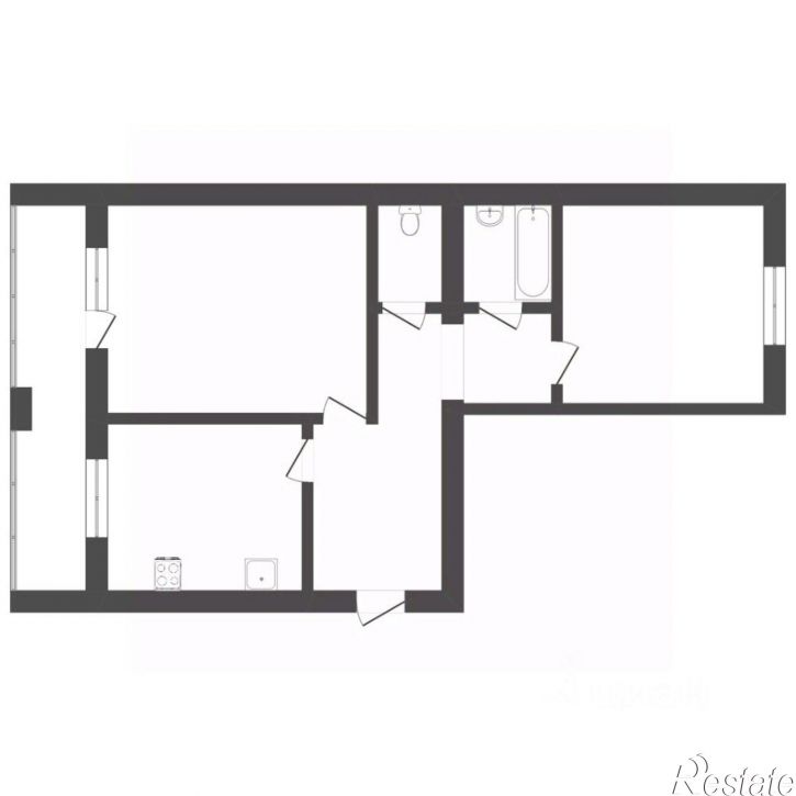 2-комн квартира Линейная улица, 15,  д. 15