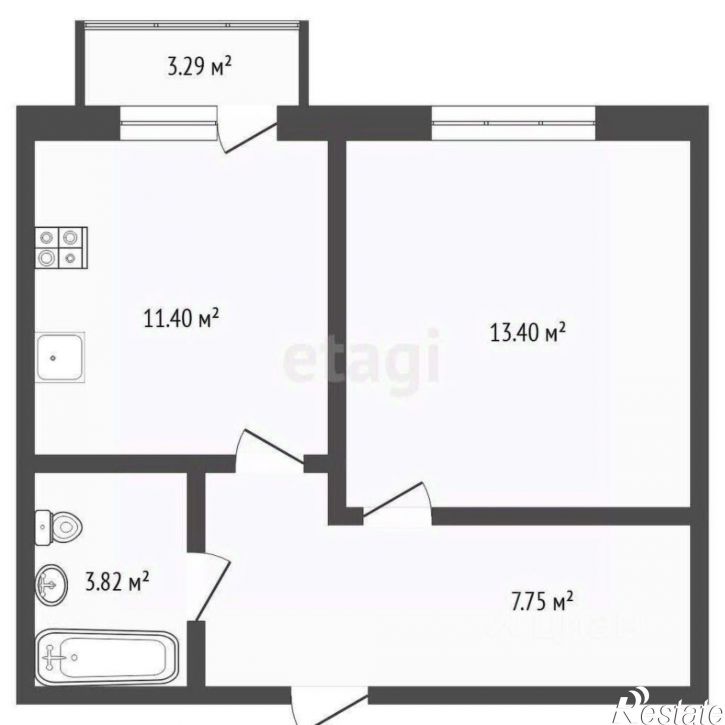 1-комн квартира Ставропольская улица, 97 к4,  д. 97 к4