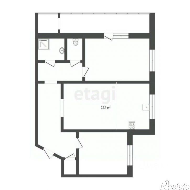 2-комн квартира улица Немцова, 50,  д. 50