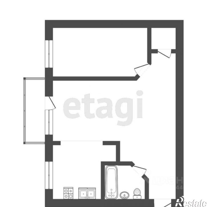 2-комн квартира улица Луначарского, 9,  д. 9