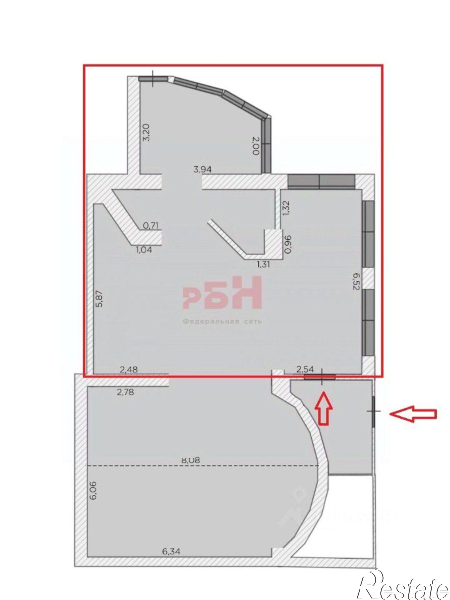 Сдать торговое помещение за 93 600 рублей на улица 50 лет Октября, 33