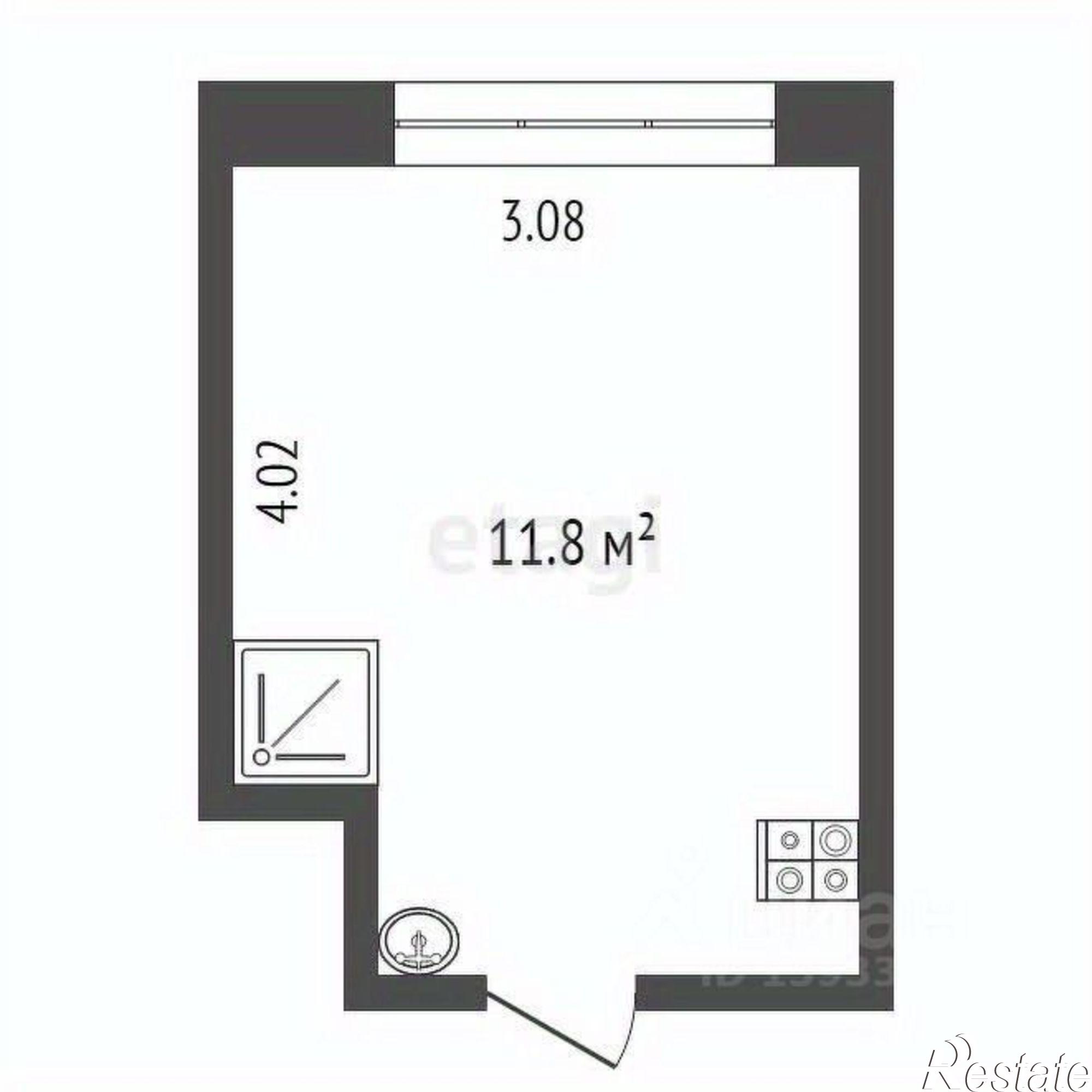 Купить комнату за 1 150 000 рублей на улица Ершова, 21