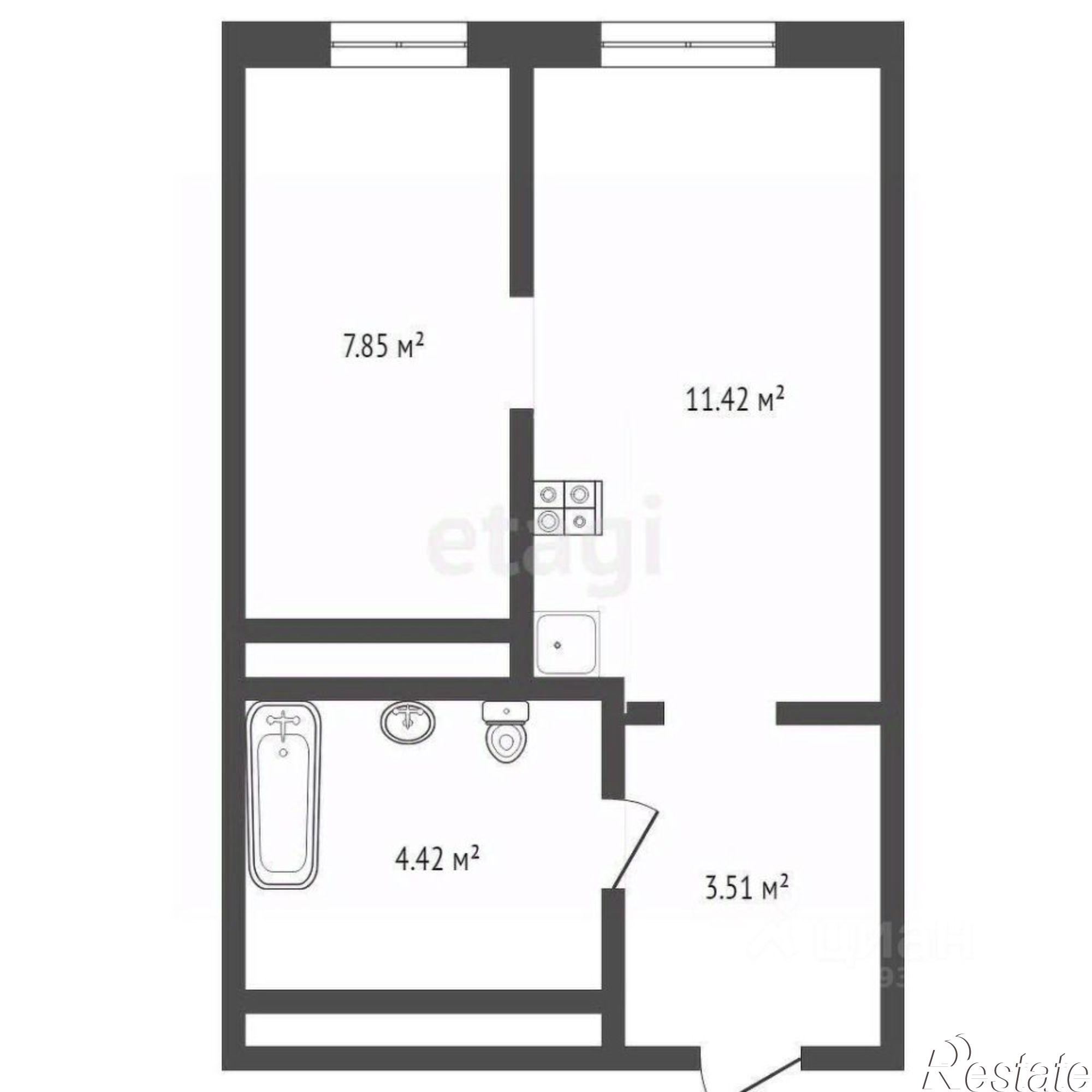 Купить квартиру за 3 780 000 рублей на Ставропольская улица, 160