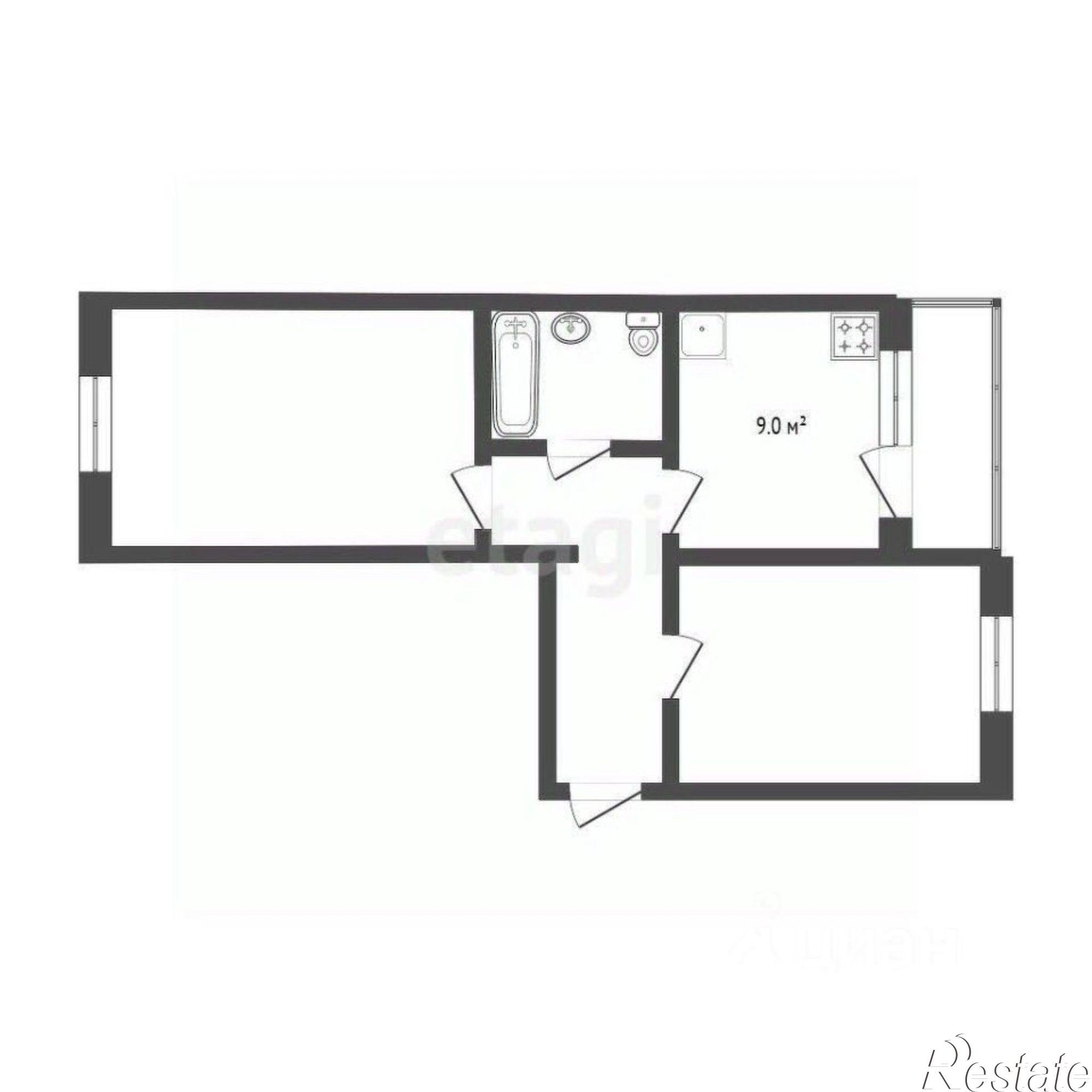 Купить квартиру за 5 499 000 рублей на улица Мамина-Сибиряка, 20