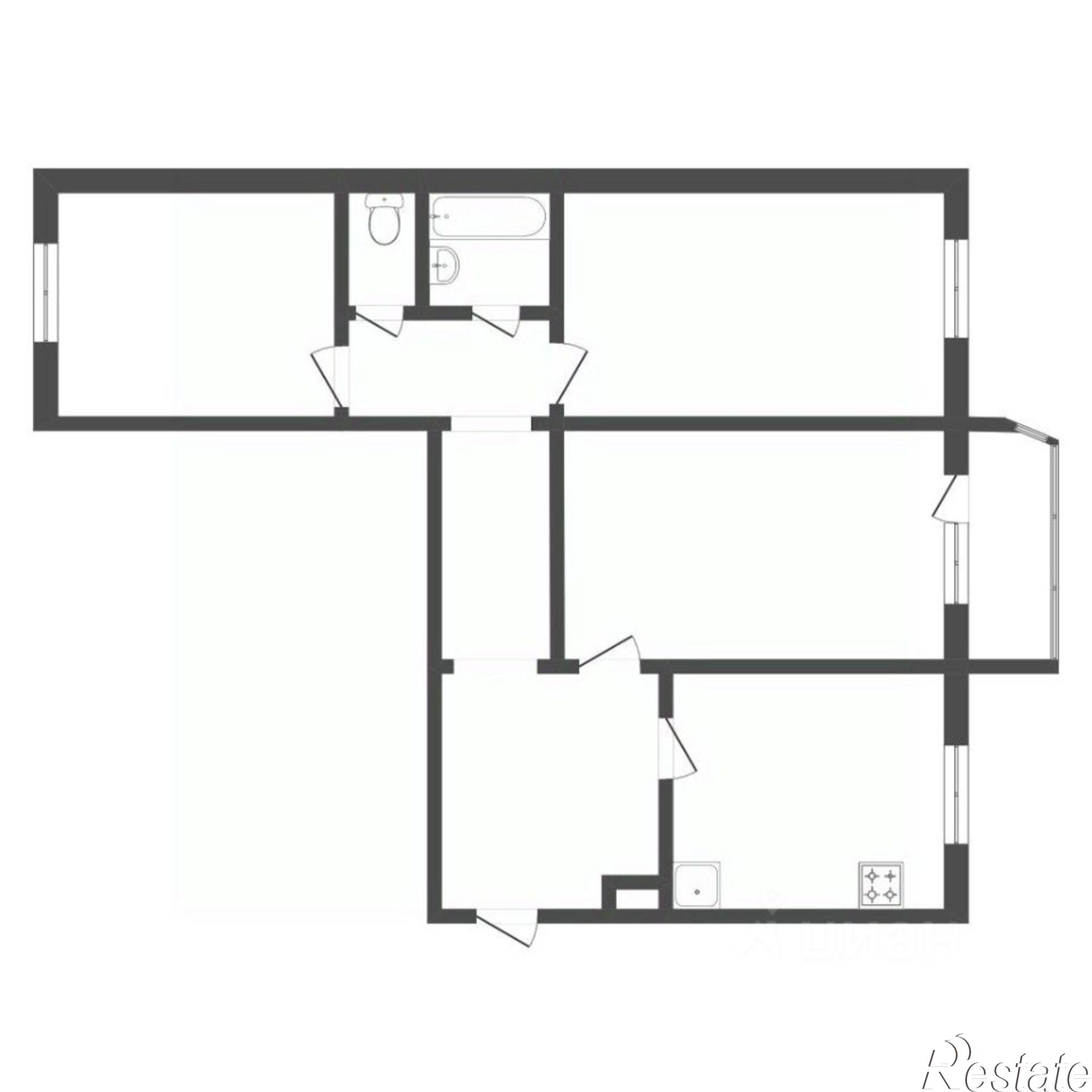 Купить квартиру за 6 900 000 рублей на Московский тракт, 169