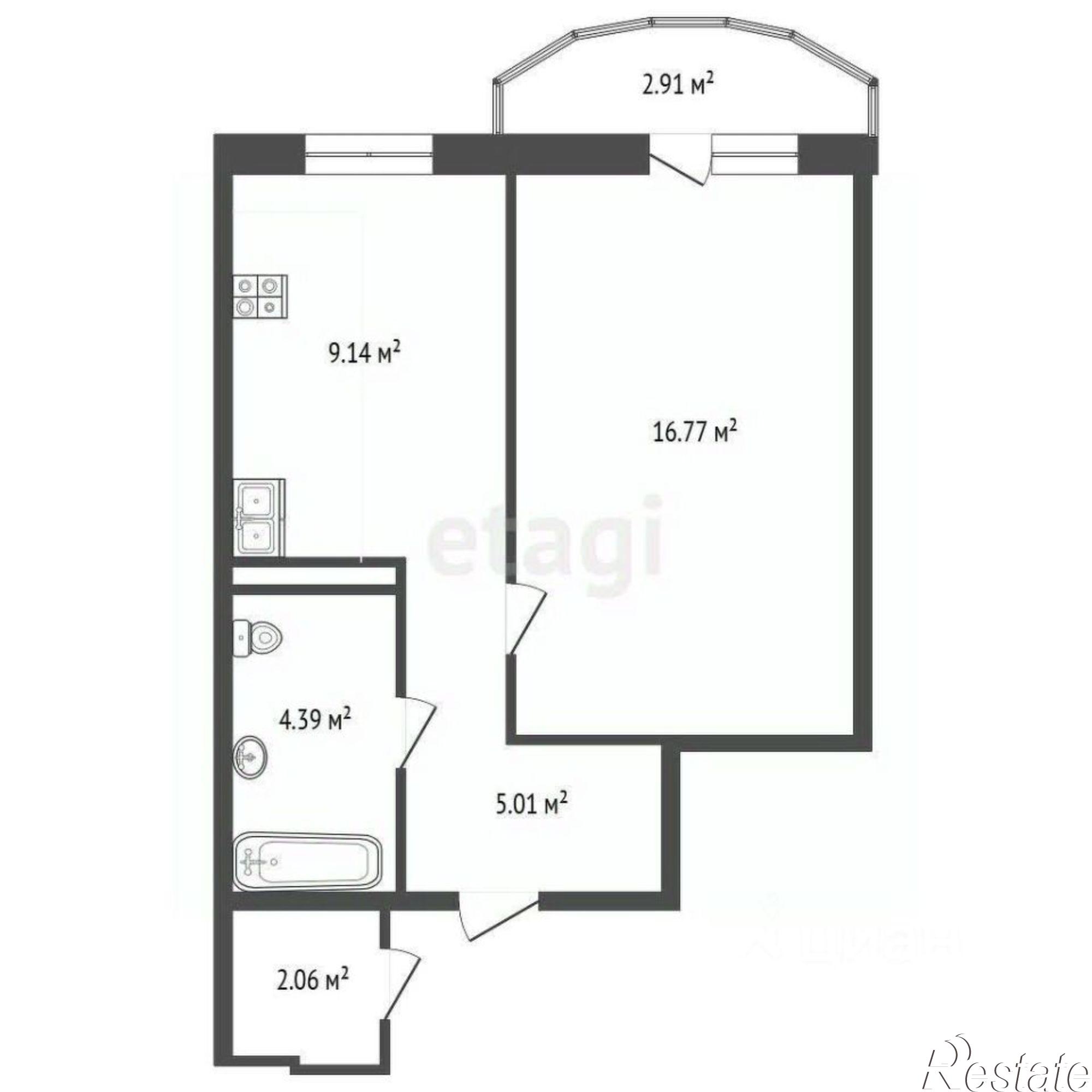 Купить квартиру за 4 000 000 рублей на Беловежская улица, 19 к2