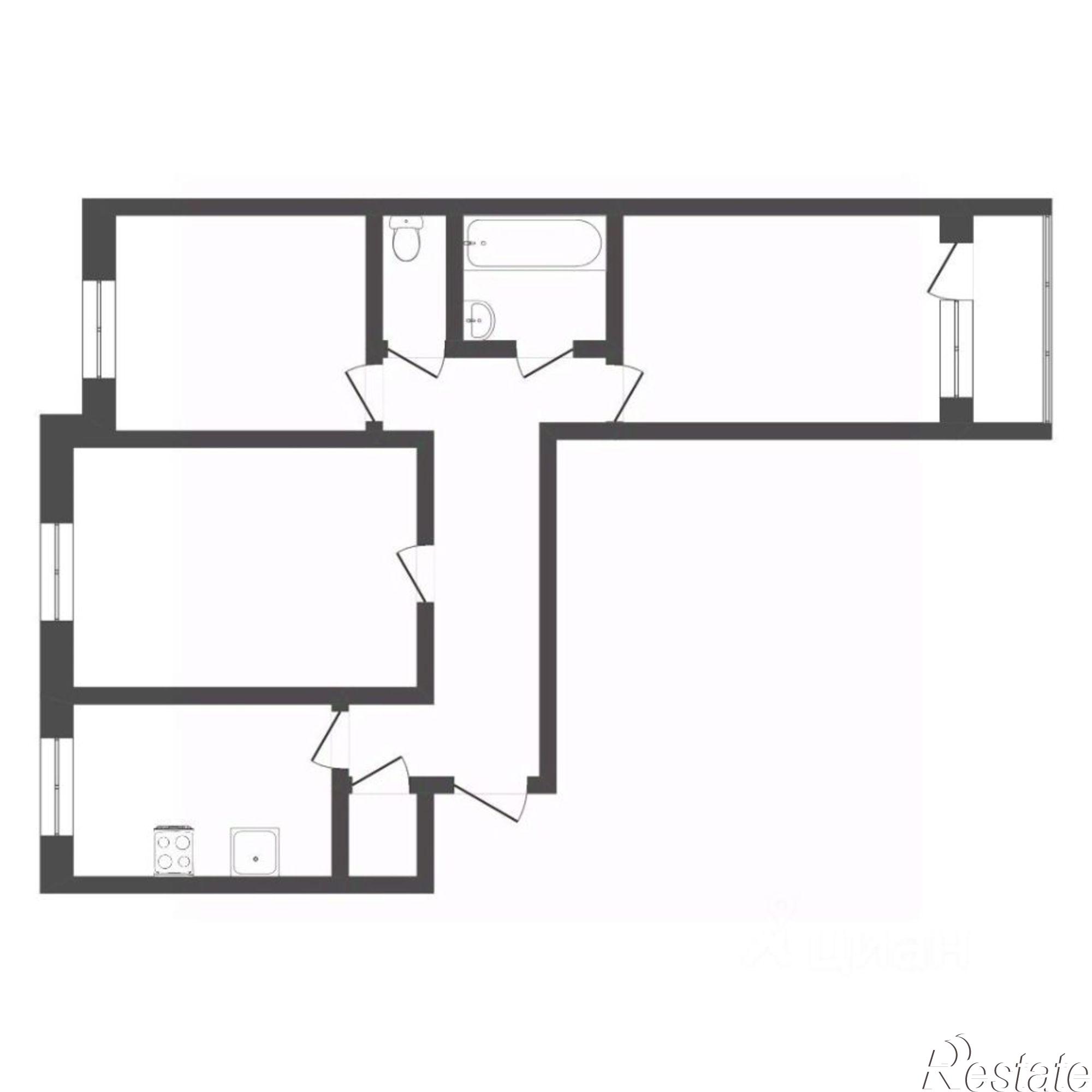 Купить квартиру за 5 300 000 рублей на Широтная улица, 81