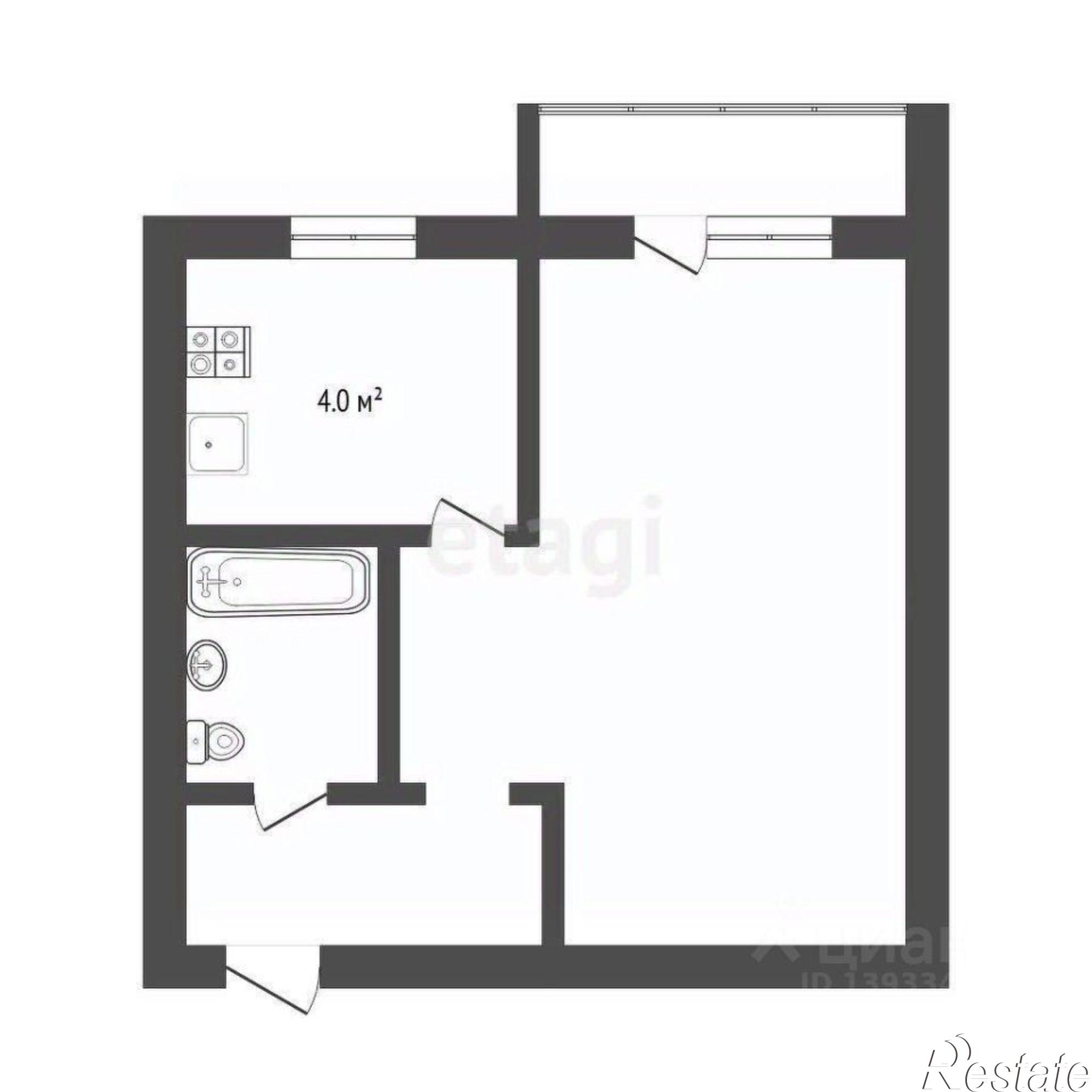 Купить квартиру за 4 390 000 рублей на улица 50 лет Октября, 47