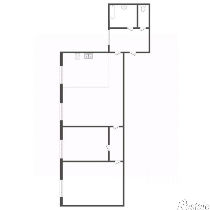 3-комн квартира Волгоградская улица, 70,  д. 70