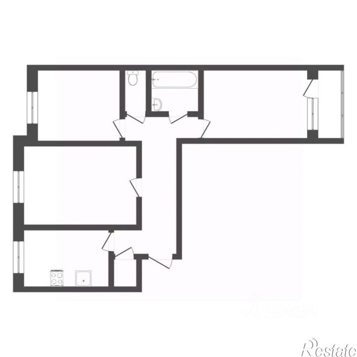 3-комн квартира Широтная улица, 81,  д. 81