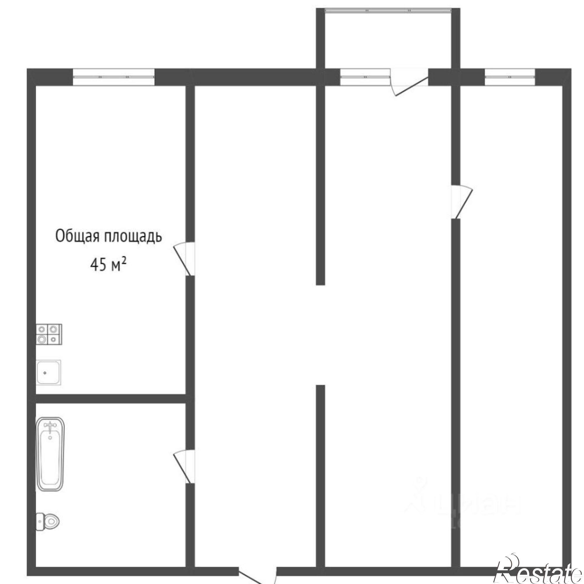 Купить квартиру за 4 670 000 рублей на ул Пермякова, 39