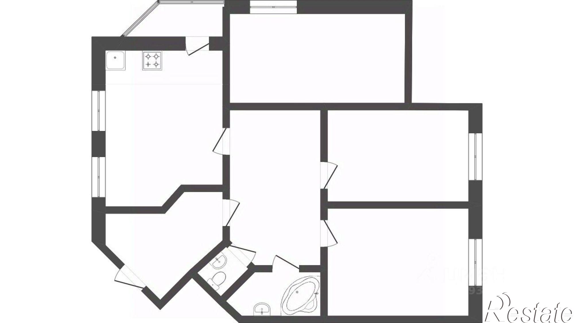 Сдать квартиру за 50 000 рублей на улица Грибоедова, 13 к2