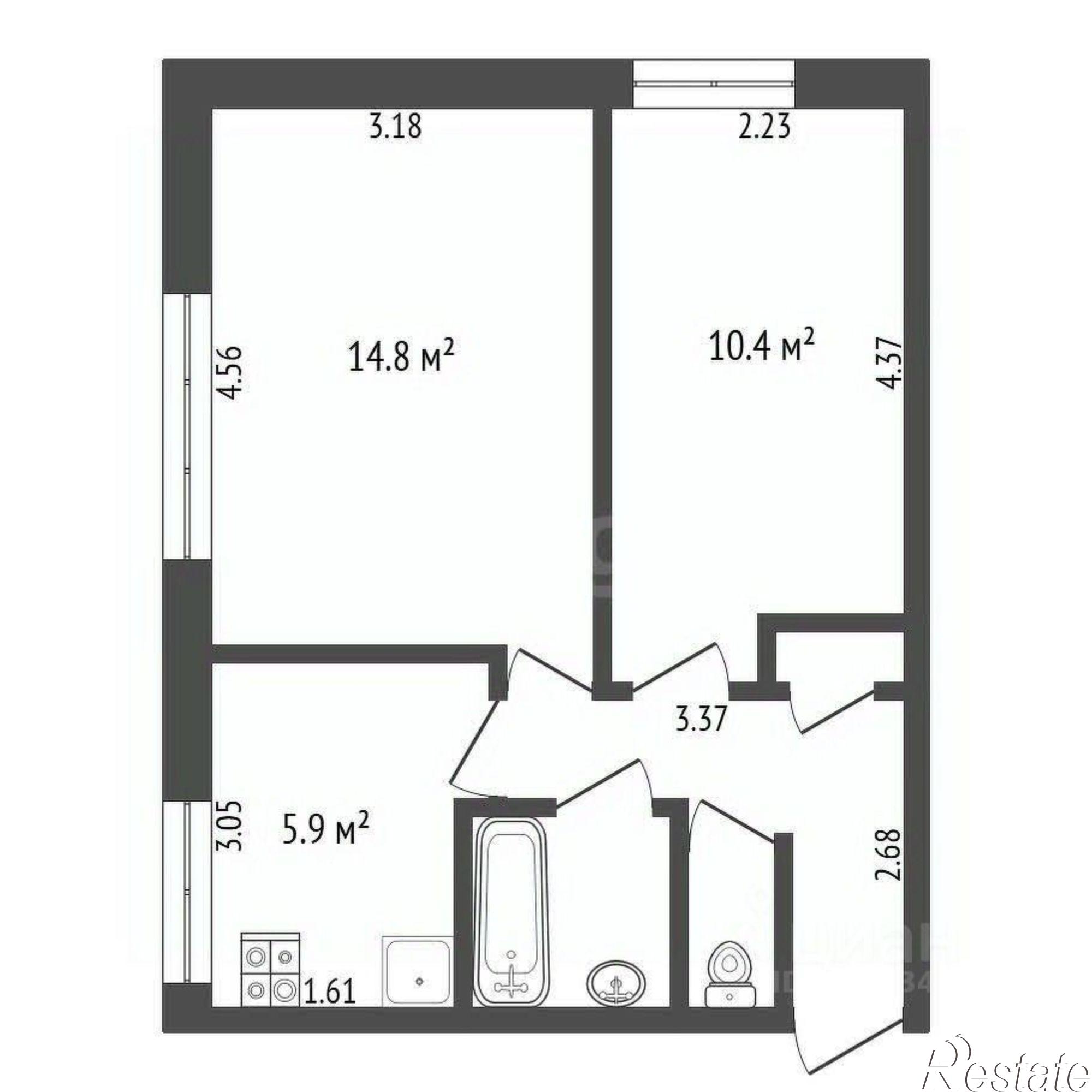 Купить квартиру за 3 200 000 рублей на улица Александра Пушкина, 7