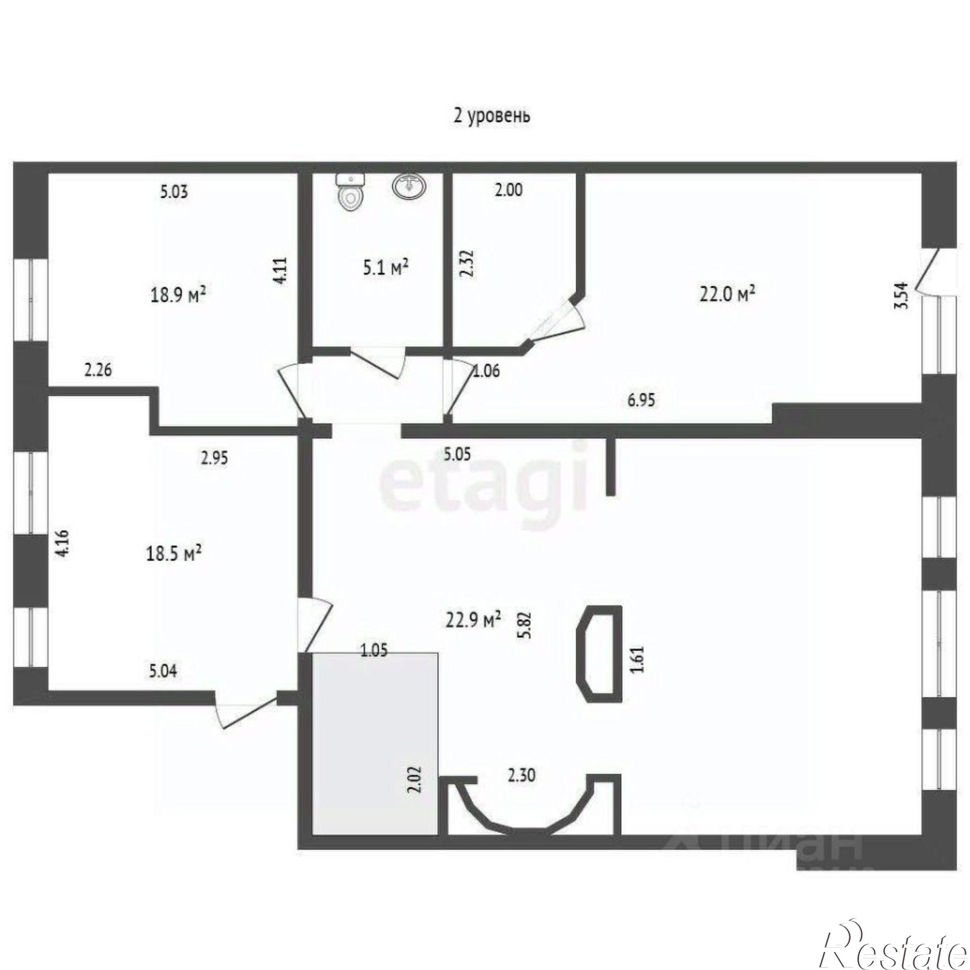 Купить квартиру за 22 000 000 рублей на улица Пржевальского, 35/5