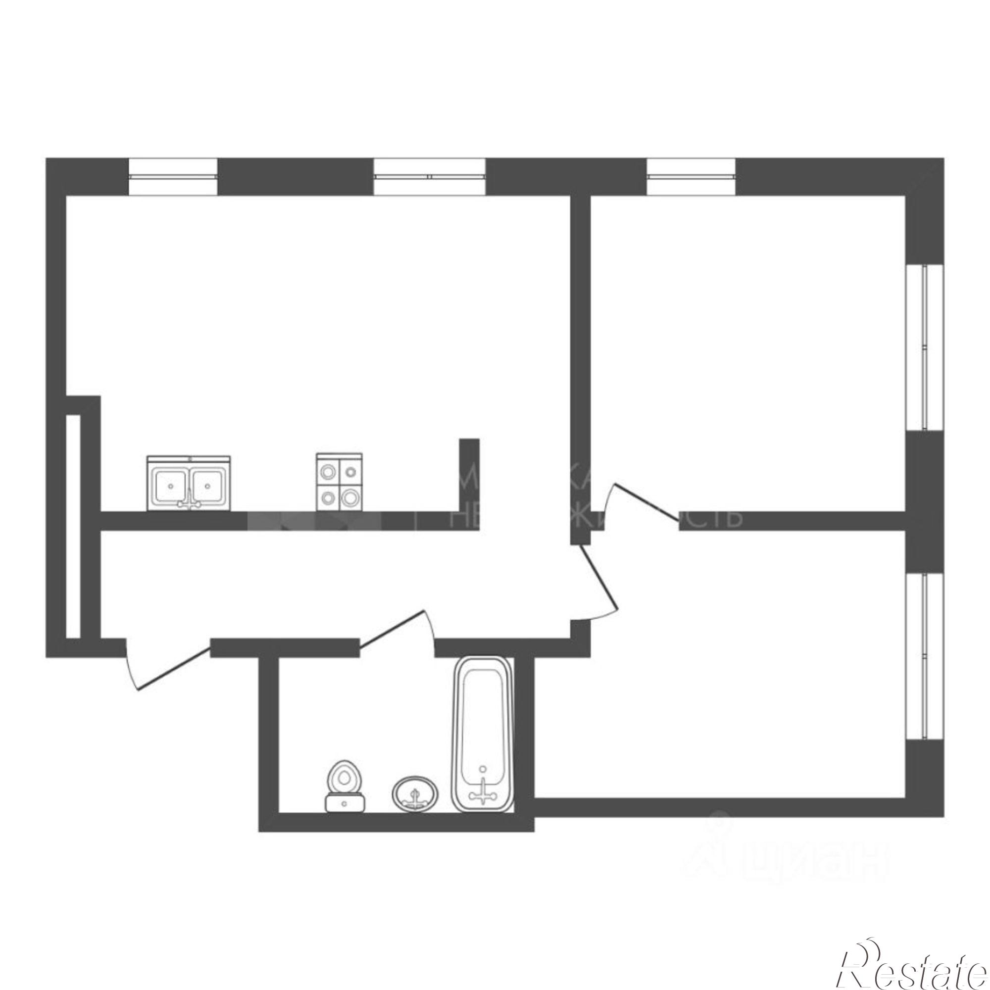 Купить квартиру за 9 000 000 рублей на улица Евгения Войнова, 8