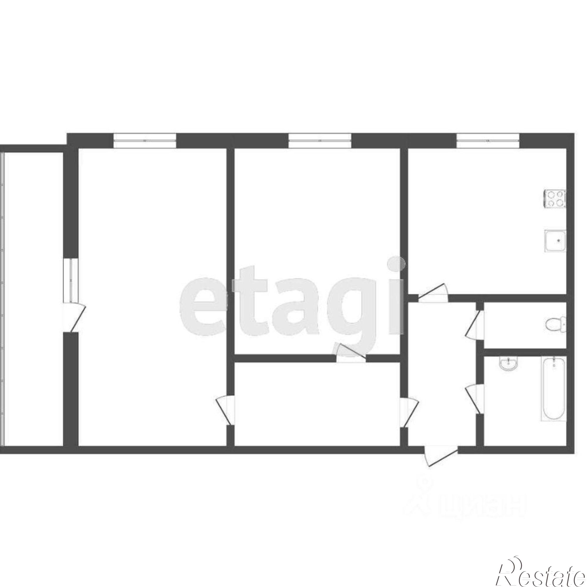Купить квартиру за 4 750 000 рублей на ул Елизарова, 30