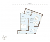 1-комн, 51 кв м, этаж 3/15 Заполярная улица, 3