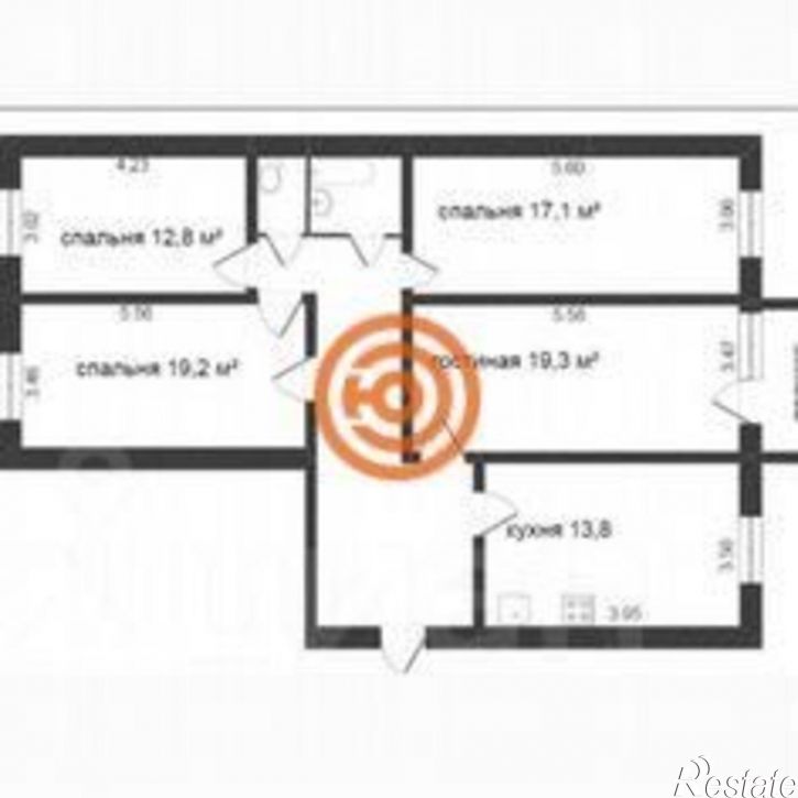 4-комн квартира ул Московский тракт, 165,  д. 165