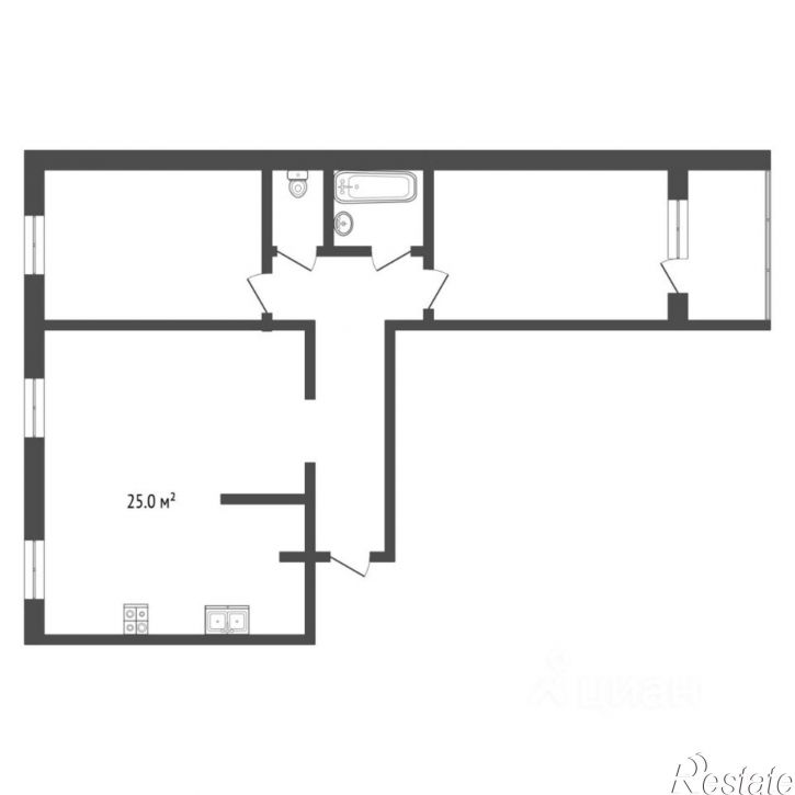 2-комн квартира улица Мебельщиков, 4,  д. 4