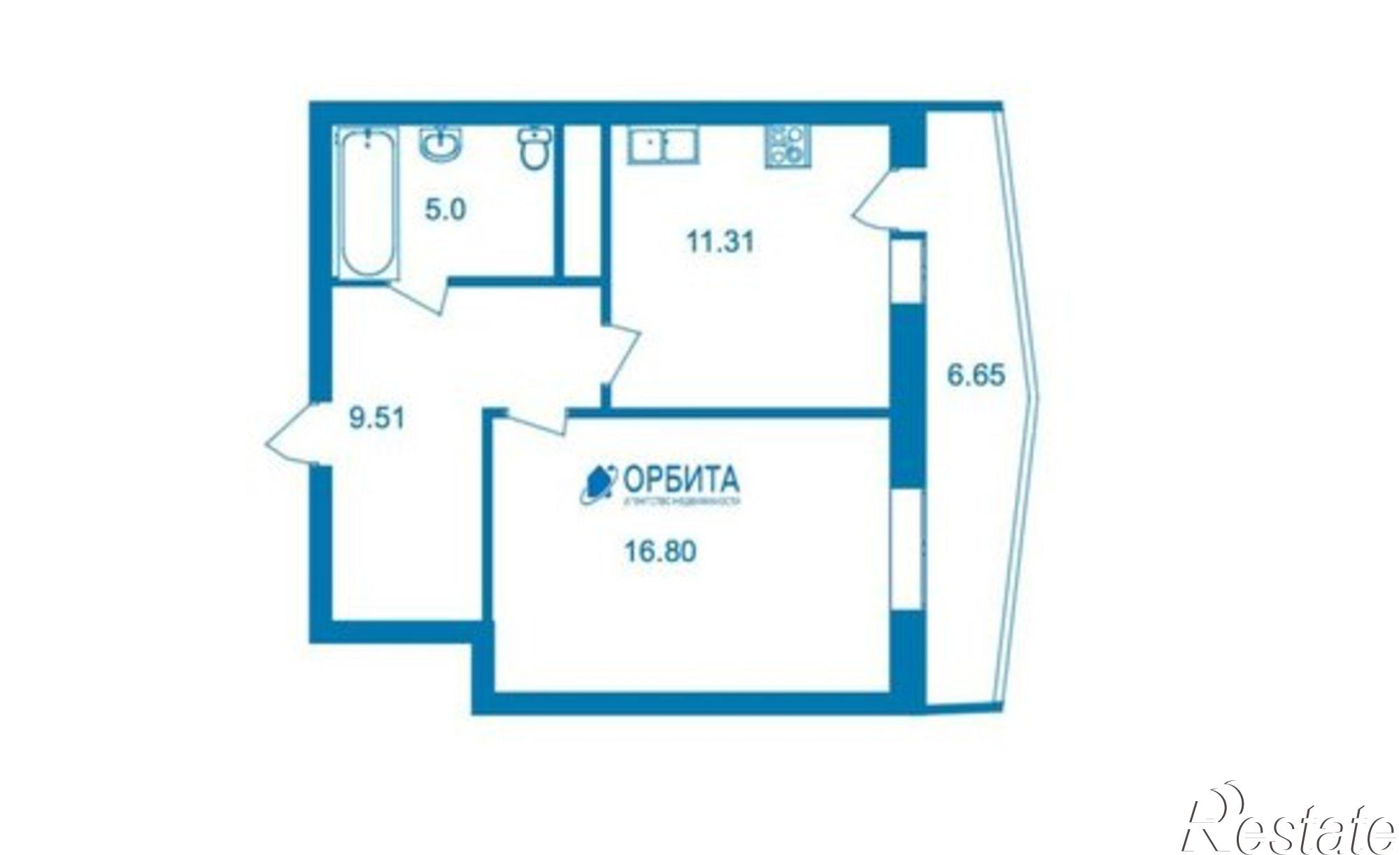 Купить квартиру за 7 000 000 рублей на улица Александра Протозанова, 20