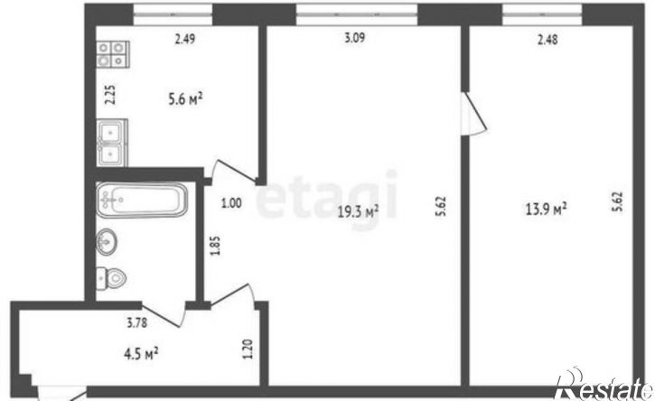2-комн квартира улица Парфёнова, 28,  д. 28