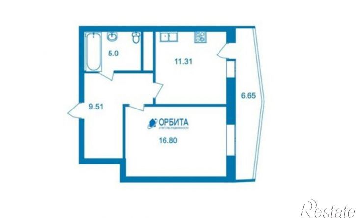 1-комн квартира улица Александра Протозанова, 20,  д. 20