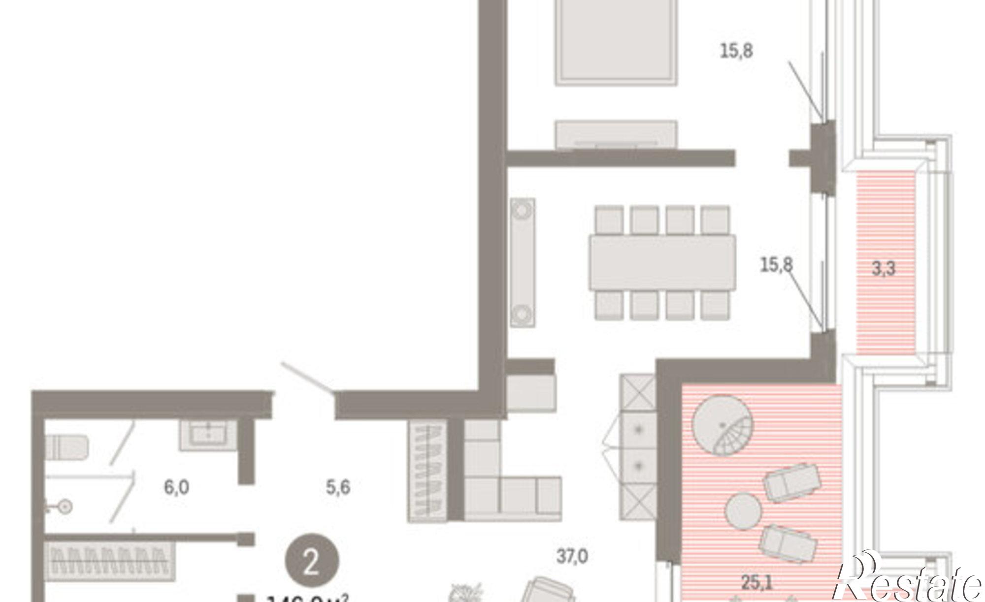 Купить квартиру за 21 500 000 рублей на ул Минская, 69