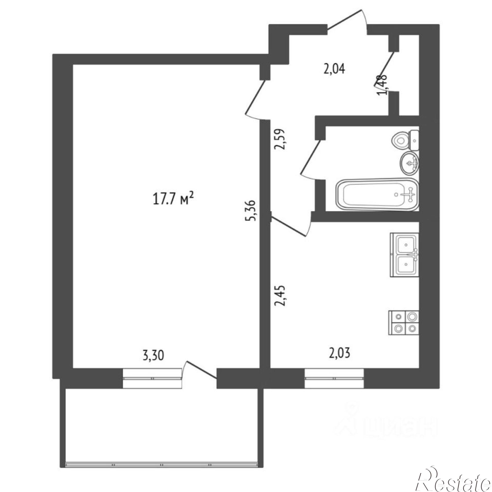 Купить квартиру за 3 600 000 рублей на ул Станционная, 14