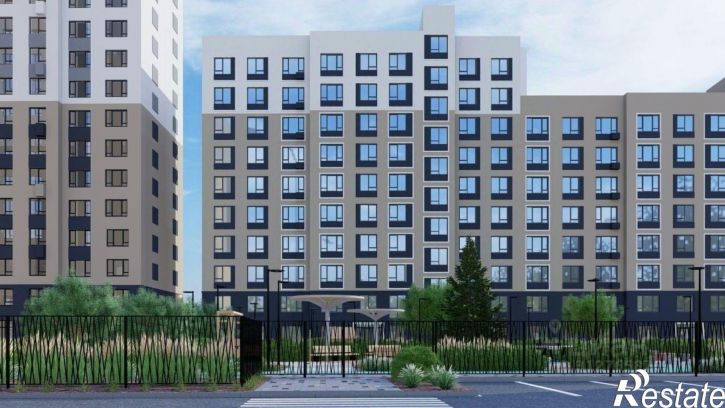 1-комн квартира в новом доме микрорайон Мыс, улица Кулибина