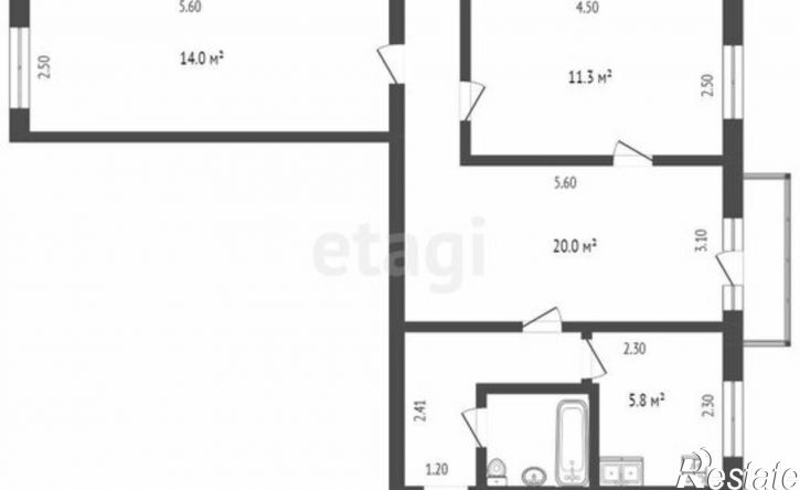 3-комн квартира ул Севастопольская, 33 3,  д. 33 3,  к. 3