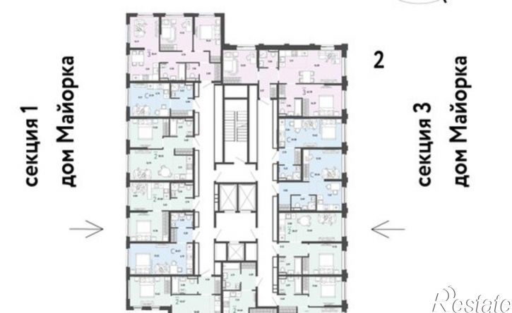 3-комн квартира в новом доме Краснооктябрьская улица, 10 к3,  д. 10 к3