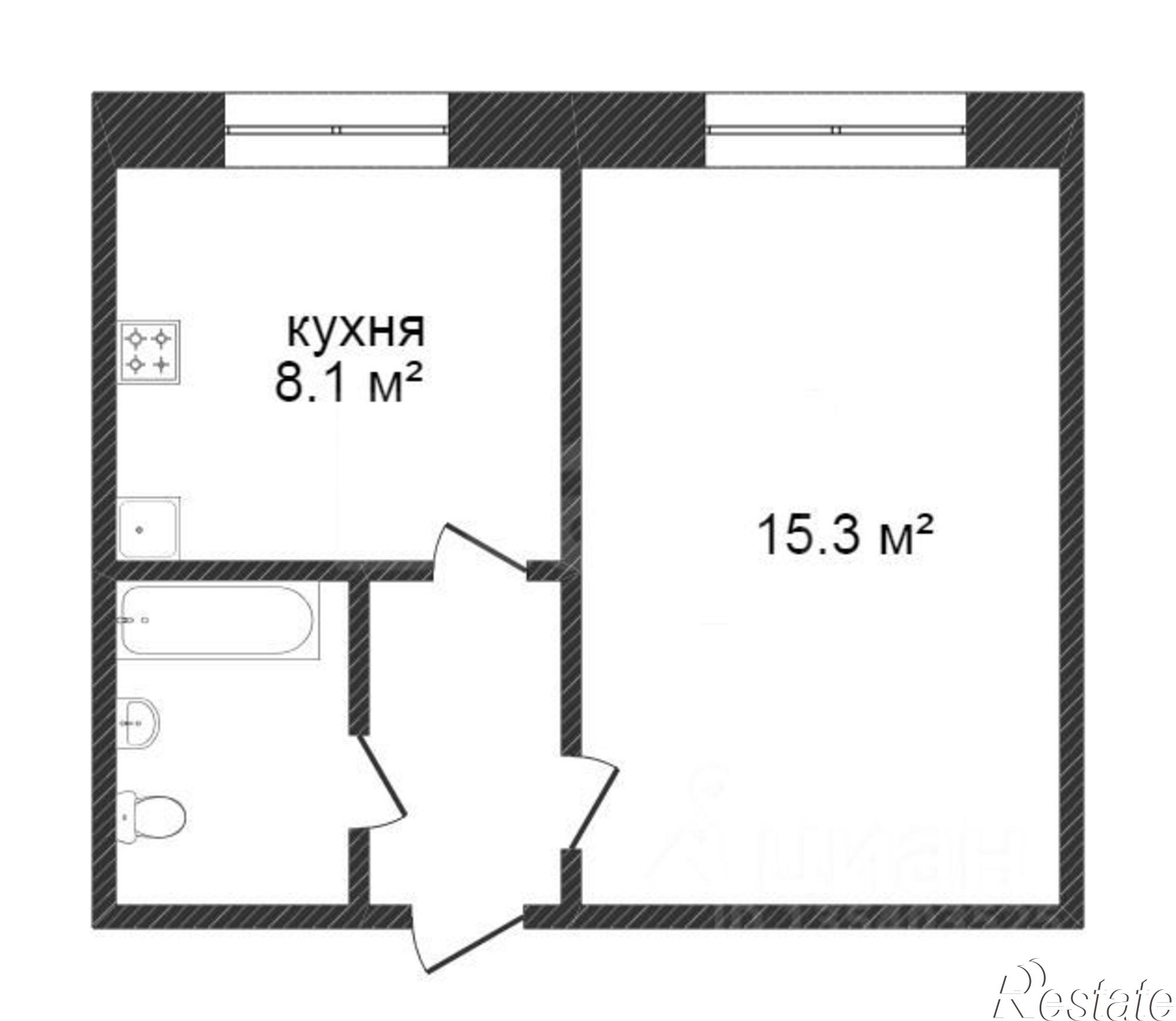 Купить квартиру за 4 100 000 рублей на улица 50 лет Октября, 63А