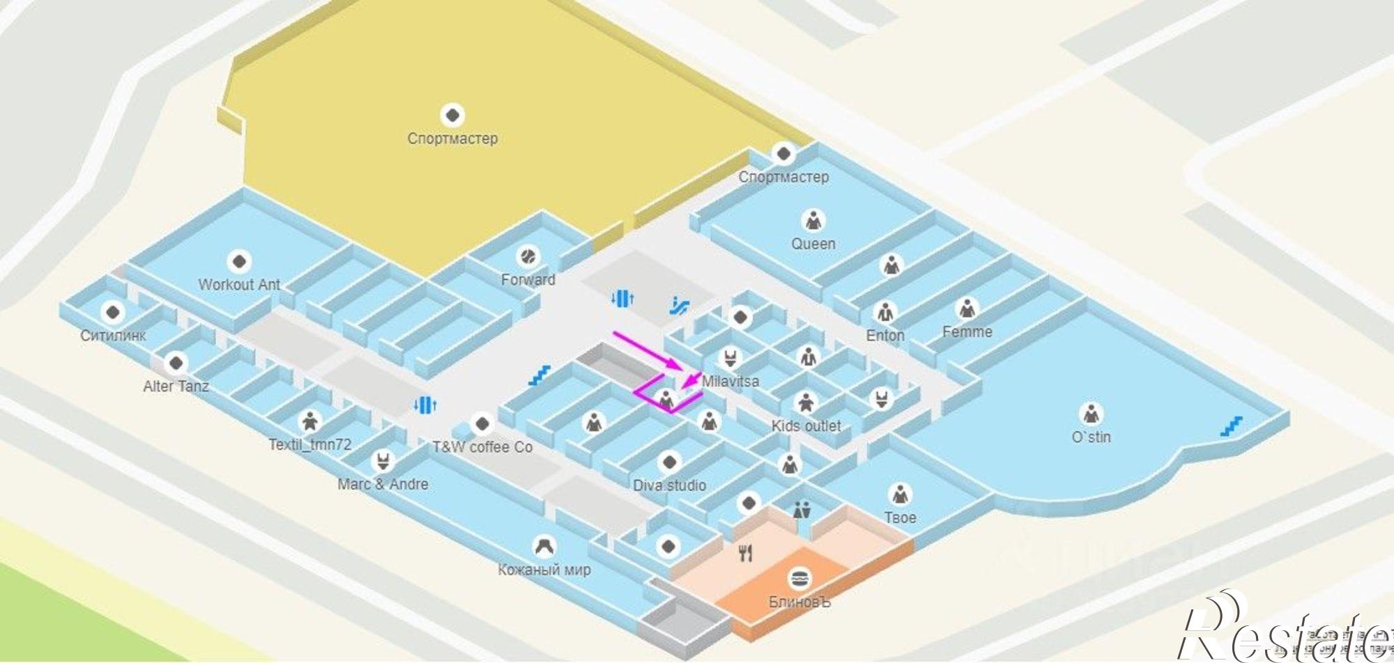 Сдать торговое помещение за 150 758 рублей на ул 50 лет ВЛКСМ, 63