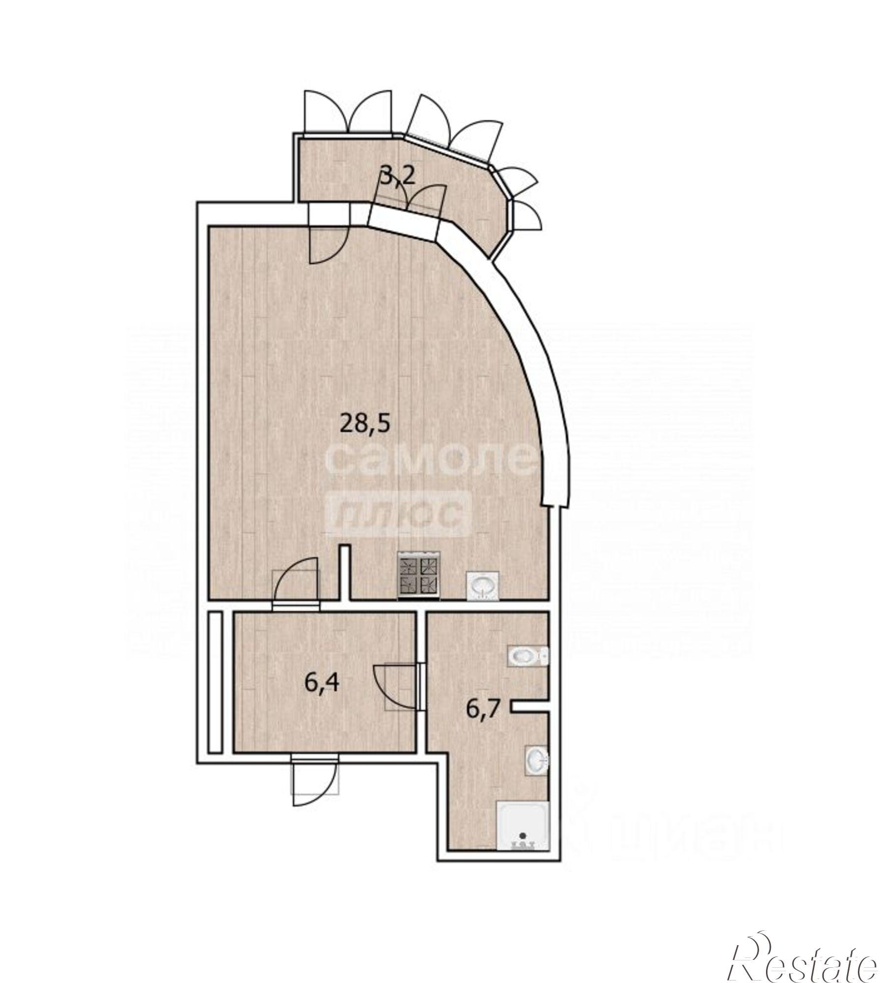Купить квартиру за 4 600 000 рублей на улица Энергостроителей, 22