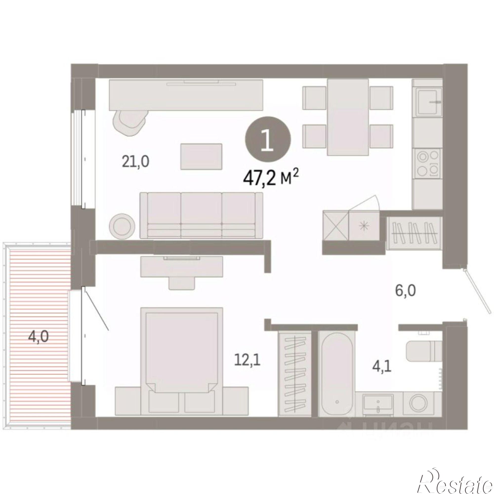 Купить квартиру за 9 090 000 рублей на Минская улица, 92 к2