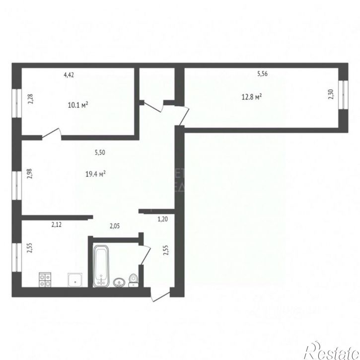 3-комн квартира проезд Геологоразведчиков, 1,  д. 1
