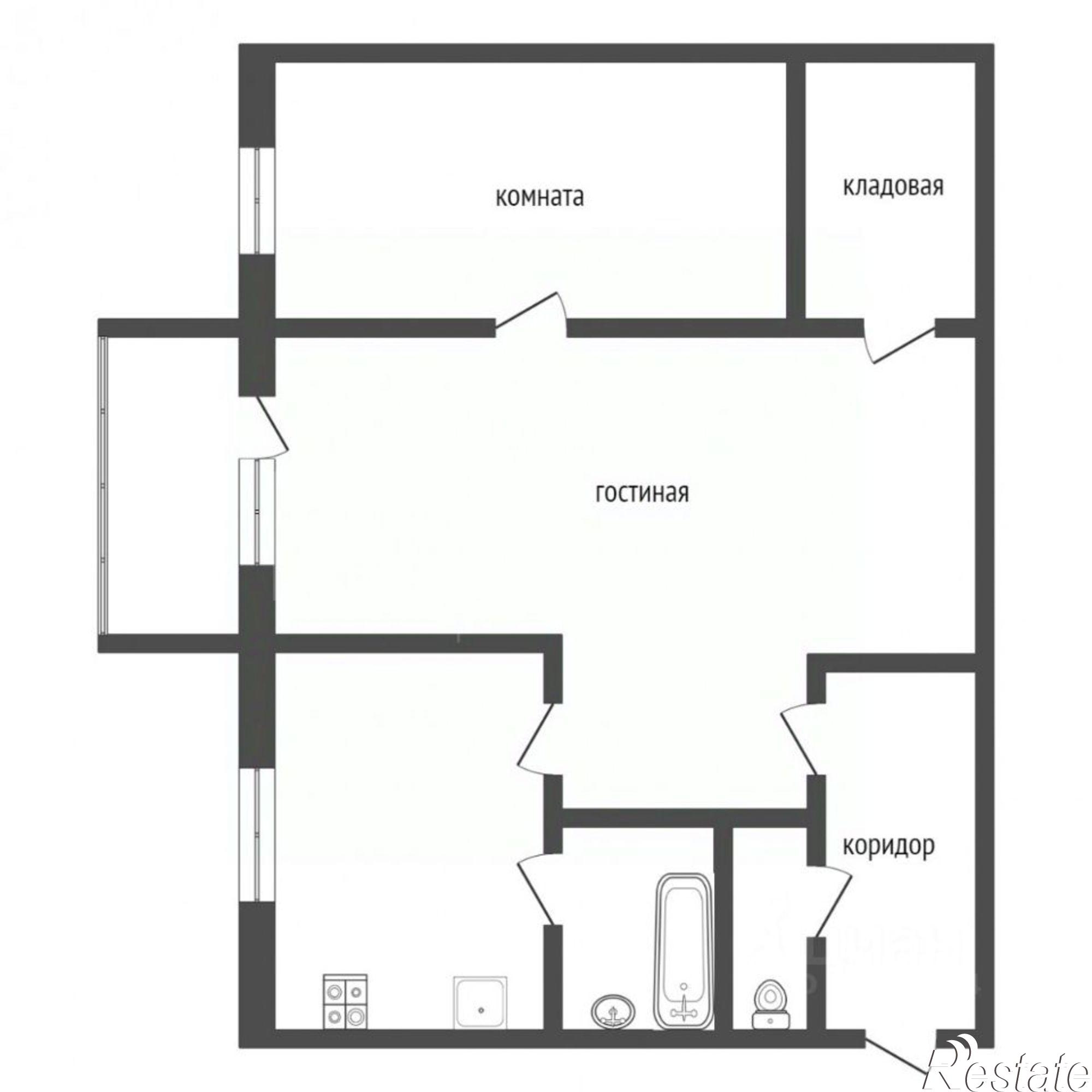 Купить квартиру за 4 800 000 рублей на улица Мельникайте, 96