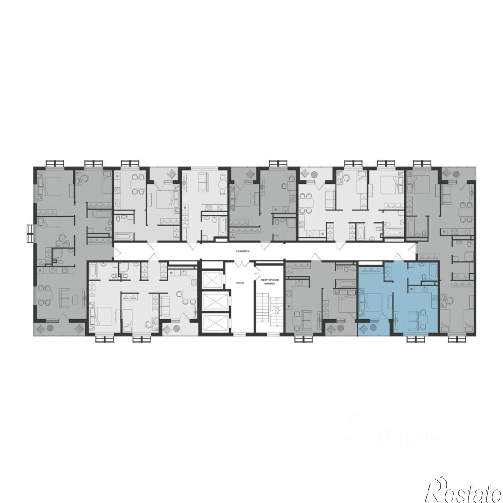 Купить квартиру за 7 180 000 рублей на Холодильная улица, 31 к1