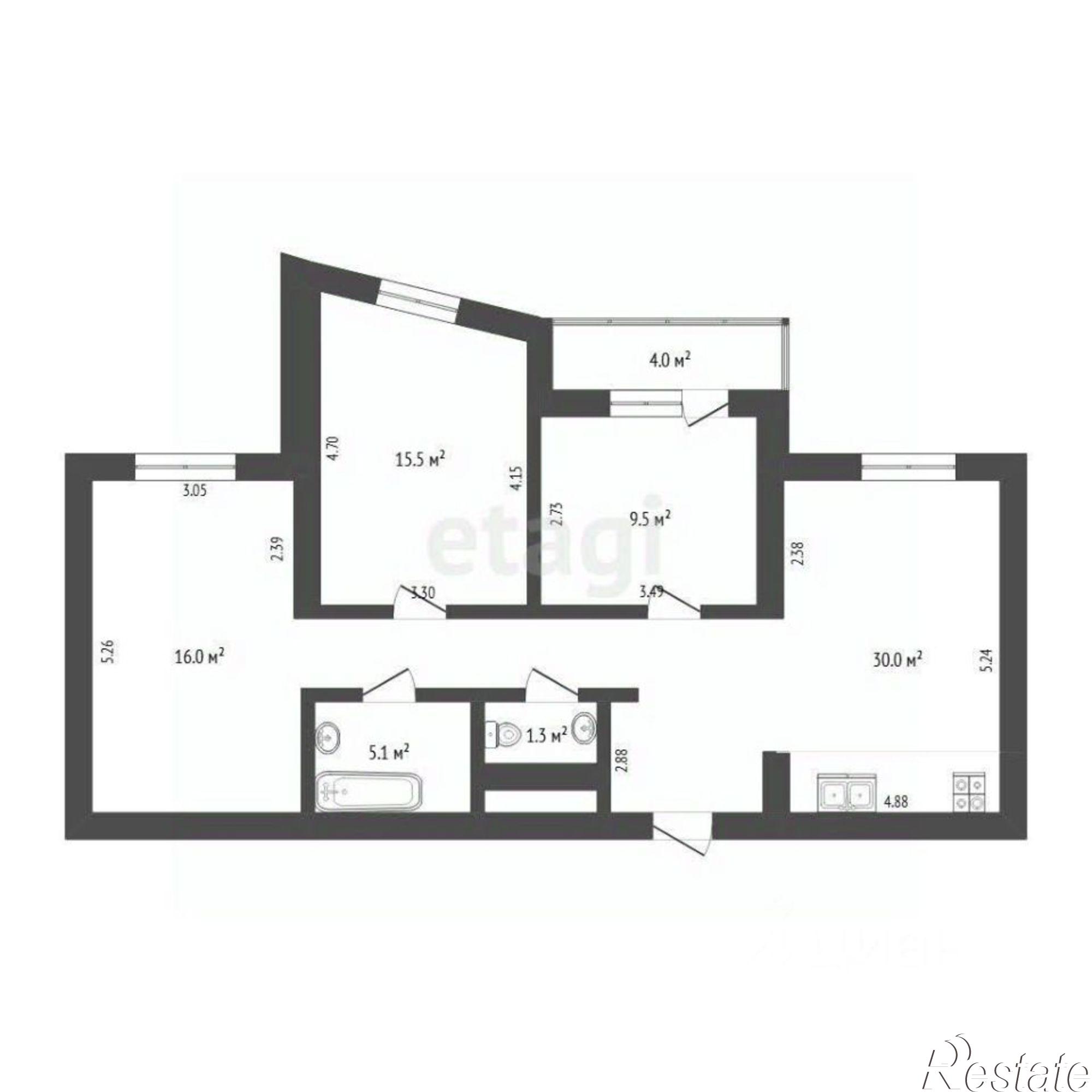 Купить квартиру за 8 500 000 рублей на Харьковская улица, 66