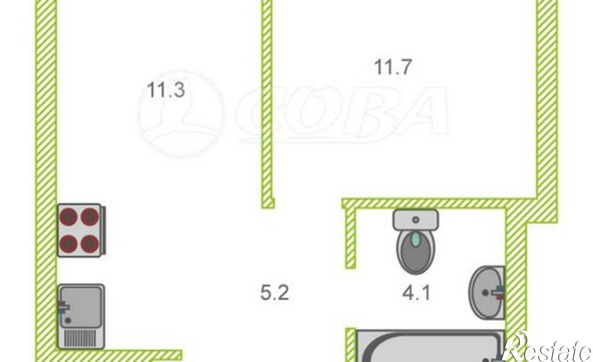 Купить квартиру за 5 100 000 рублей на улица Республики, 204 к7