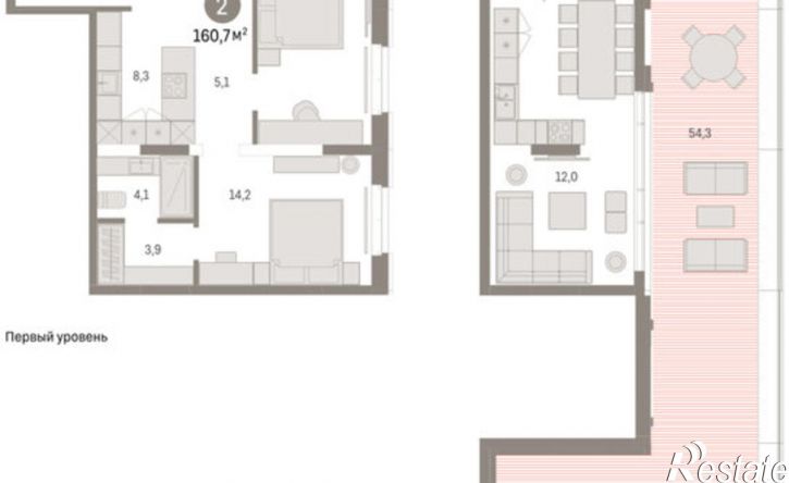 2-комн квартира в новом доме Минская улица, 92,  д. 92