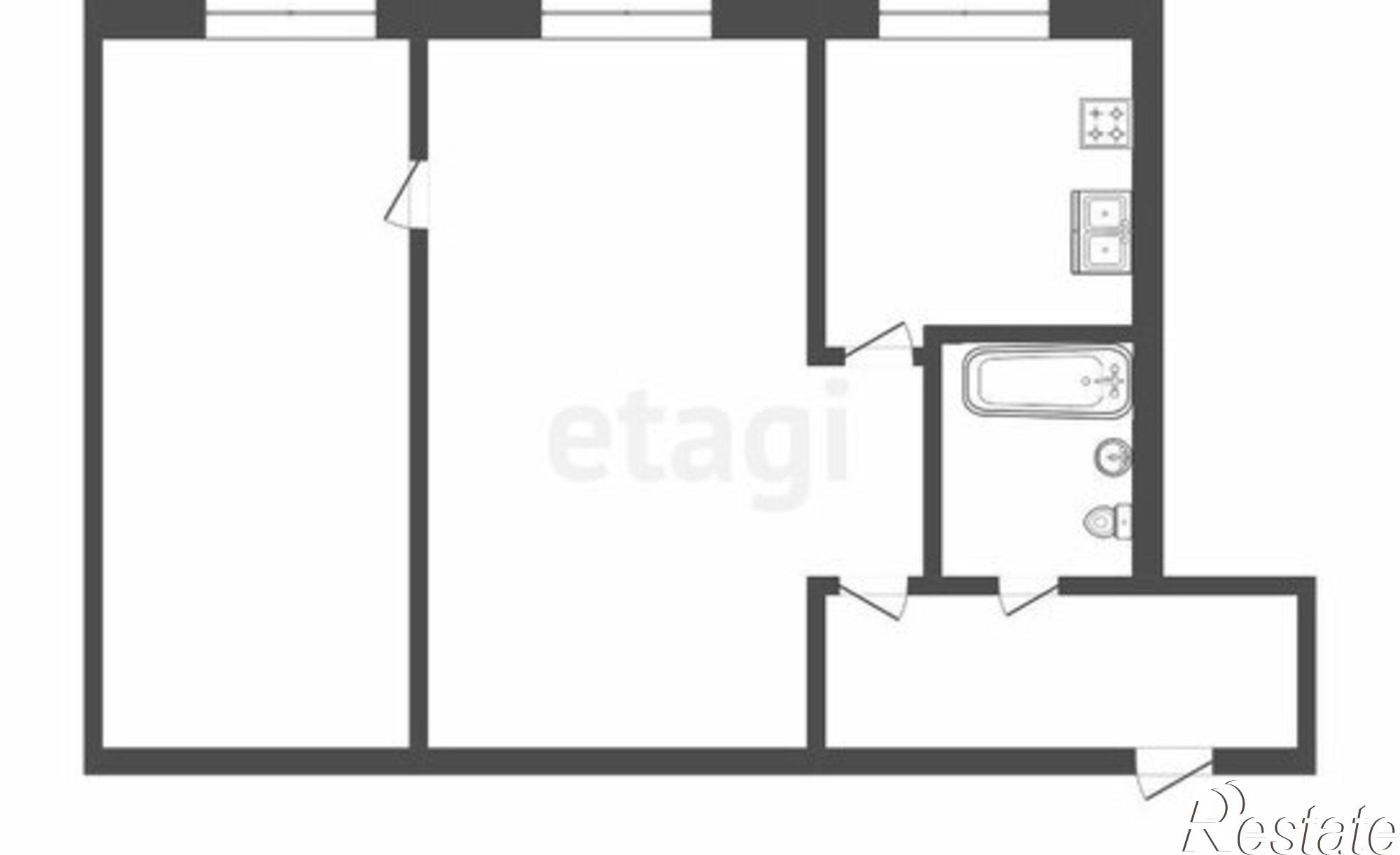 Купить квартиру за 3 200 000 рублей на ул Республики, 198
