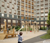 1-комн, 33 кв м, этаж 2/12 Заполярная улица, 3